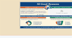 Desktop Screenshot of 32goodreasons.com